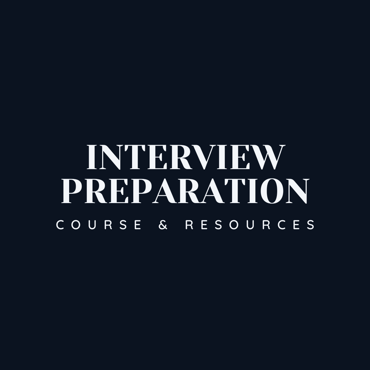 Interview Preparation & Ranking Course